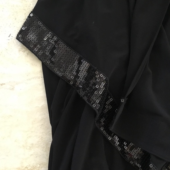 Adrianna Papell Sequin Trimmed Cutout Jumpsuit - Size 6 - Picture 10 of 13